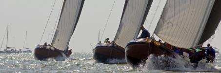 Zeilen met authentieke skutsjes in Friesland Zeilen met authentieke skutsjes in Friesland