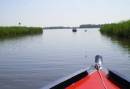 Bootje varen door Giethoorn