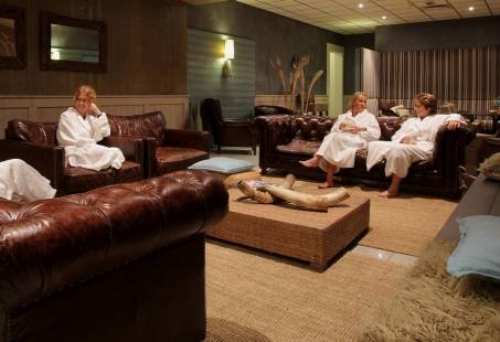 Lounge ruimte bij het wellness center