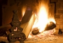 Genieten bij de open haard