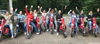 E scooteren met de collegas op de Veluwe