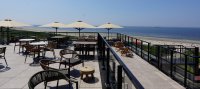 Terras bij het Strandhotel in Wijk aan Zee