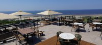 Terras bij het Strandhotel in Wijk aan Zee