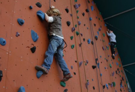 Indoor klim kinderfeestje in Gelderland