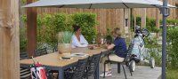 Terras bij de Villa Eagle