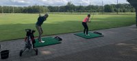 Golfafslag van golfbaan t Zelle